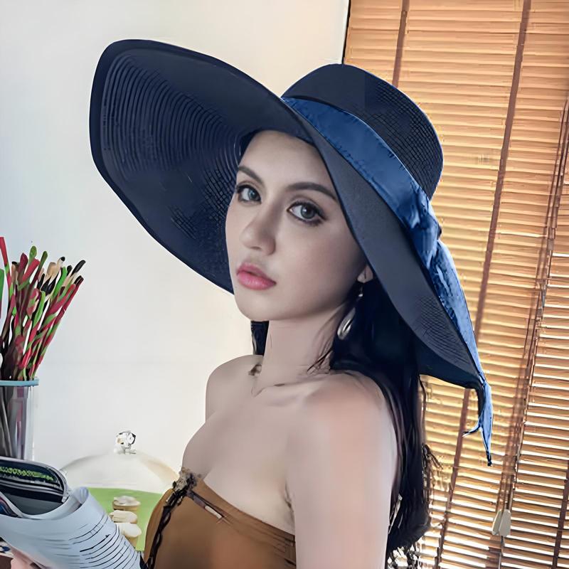 Bucket Hat Straw - * New Sale Women Hat Foldable