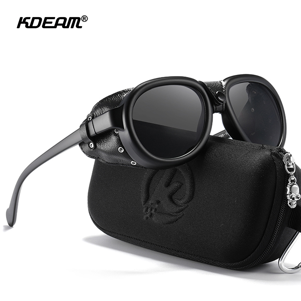 Sunglasses Aviator Polarized - KDEAM Pilot Sunglasses Steampunk Men's Aviatic