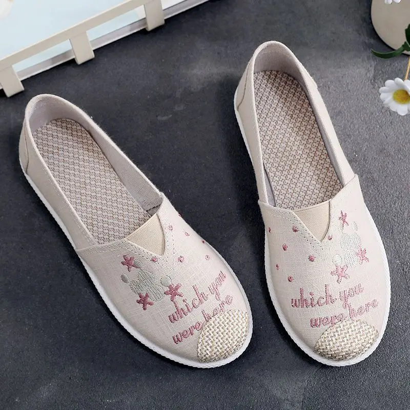 Espadrille Slip On - Kawaii Slip on Round Toe Cute