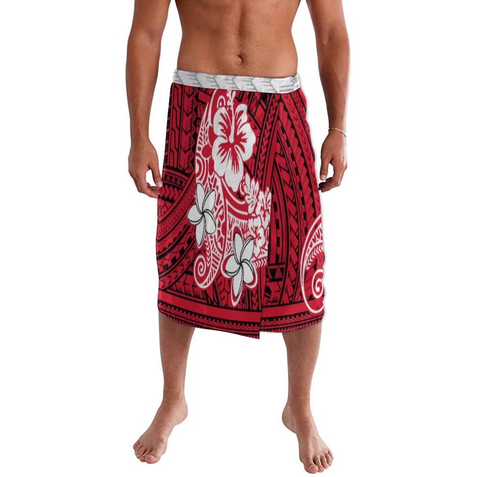 Sarong Men Wrap - Polynesian Island Customized Men'S One-Piece Wrap