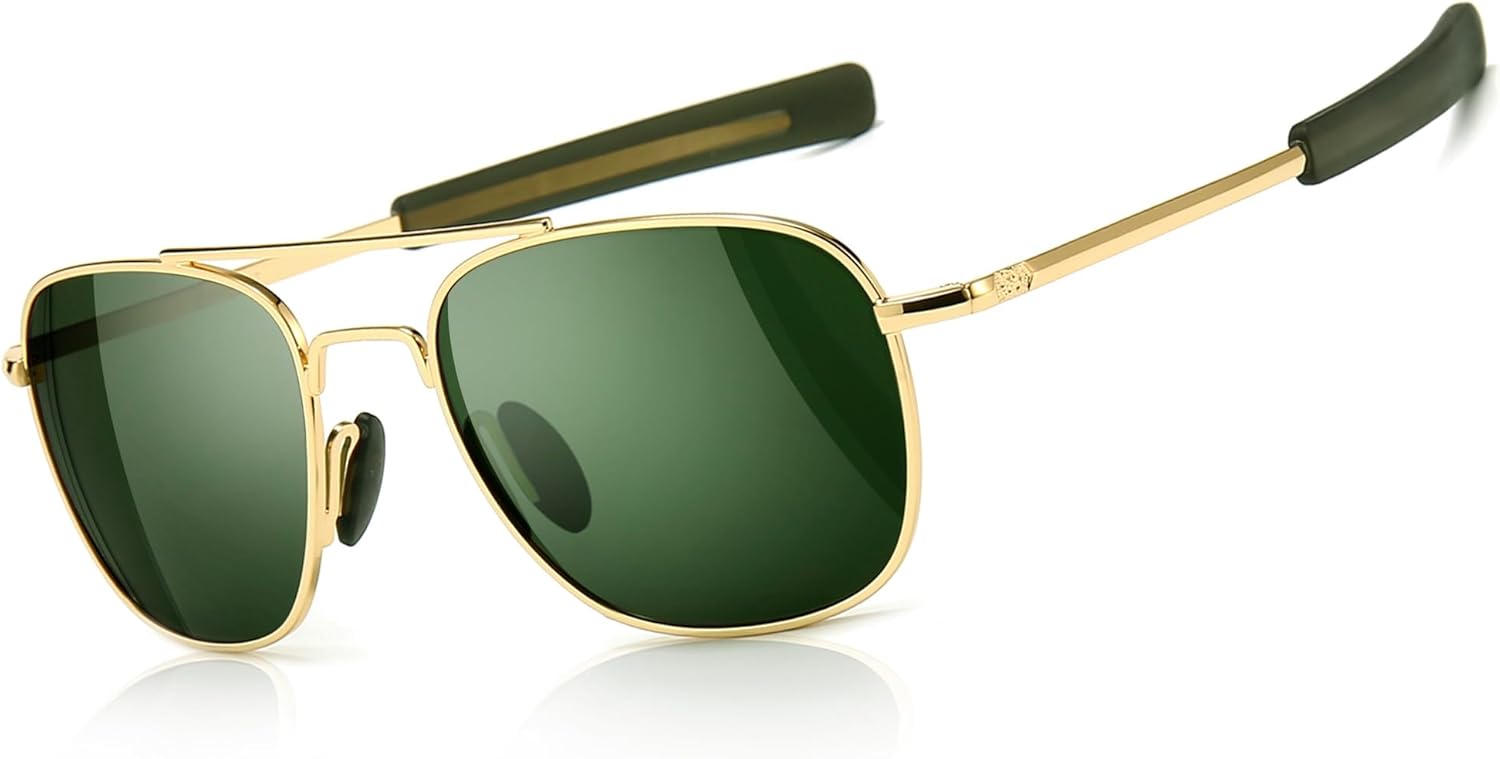 Sunglasses Aviator Polarized - Men's Military Style Polarized Aviator Sunglasses