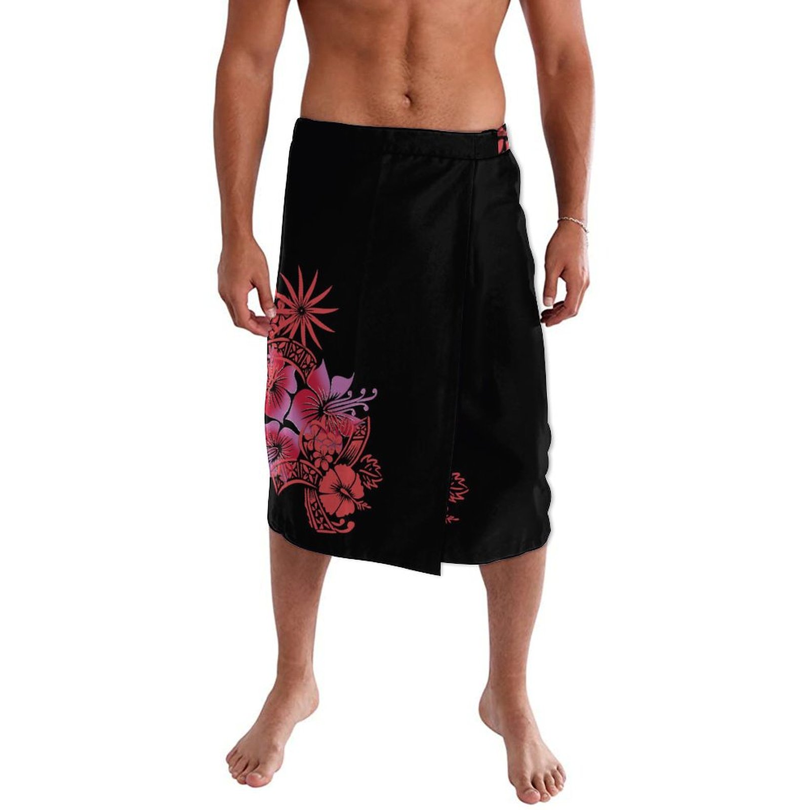 Sarong Men Wrap - Hawaiian Ethnic Style Men'S Wrap Dress