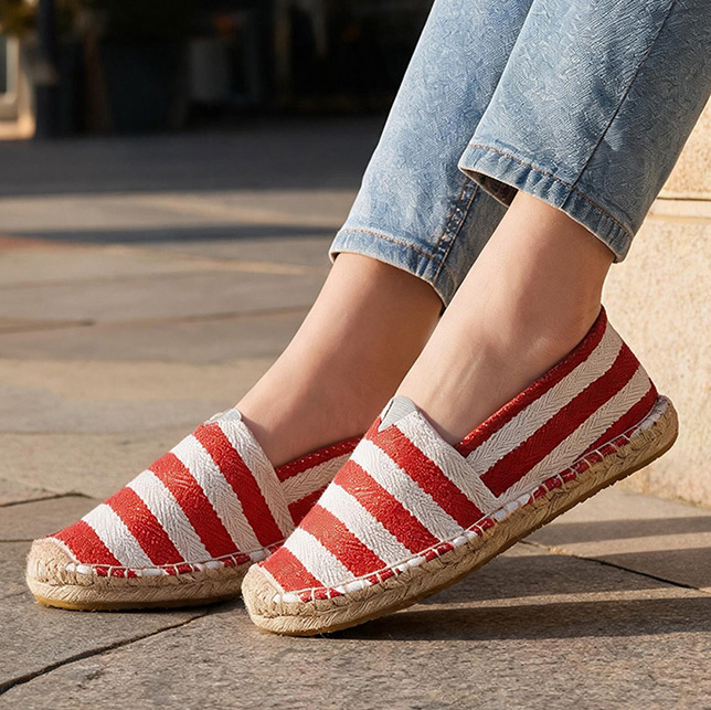 Espadrille Slip On - Summer Autumn Women Canvas Shoes Breathable