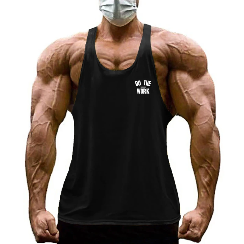 Tank Top Muscle - Men's Cotton Sleeveless Tees Gym Bodybuilding