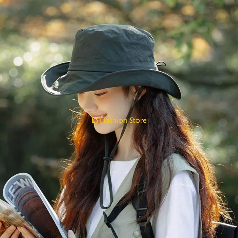 Packable Hat Nylon - Y5GC Packable Outdoor Fishing Hat Wide