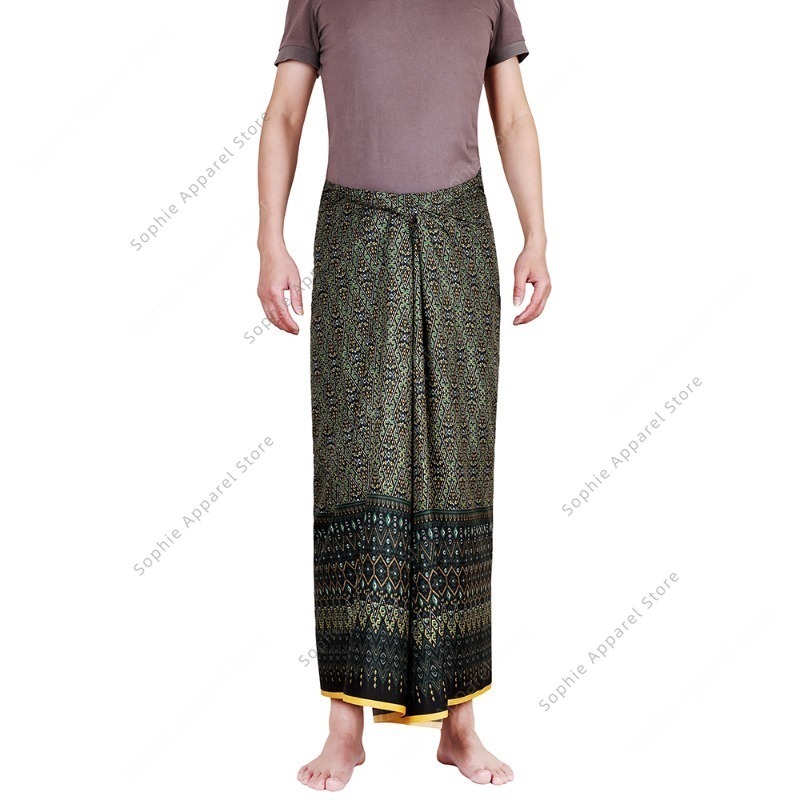 Sarong Men Wrap - Batik Sarong Skirt for Beach Wrap
