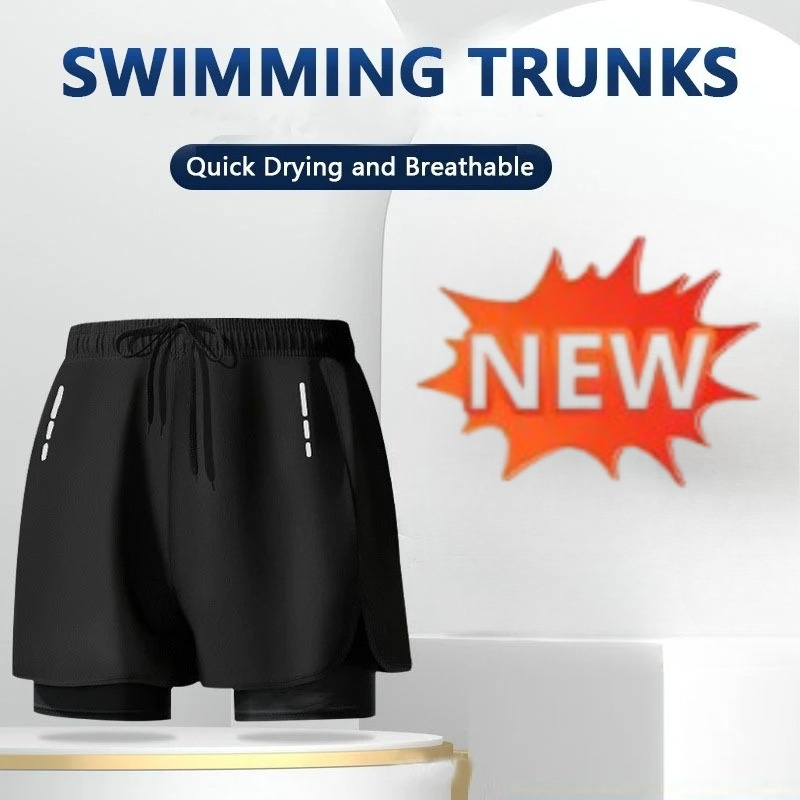 Swim Trunk Quick Dry - Men's Swim Trunks Quick Dry Athletic