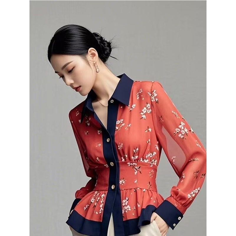 Shirt Camp Collar - 2025 Spring Autumn New Temperament Ladies