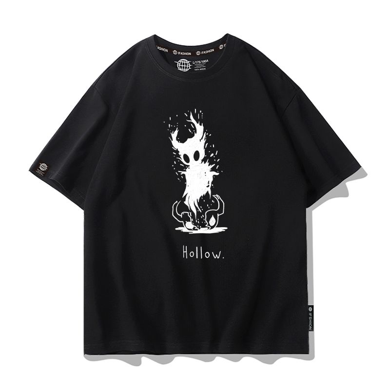 Tee Graphic Print - Hollow Knight Summer Short Sleeve Crew
