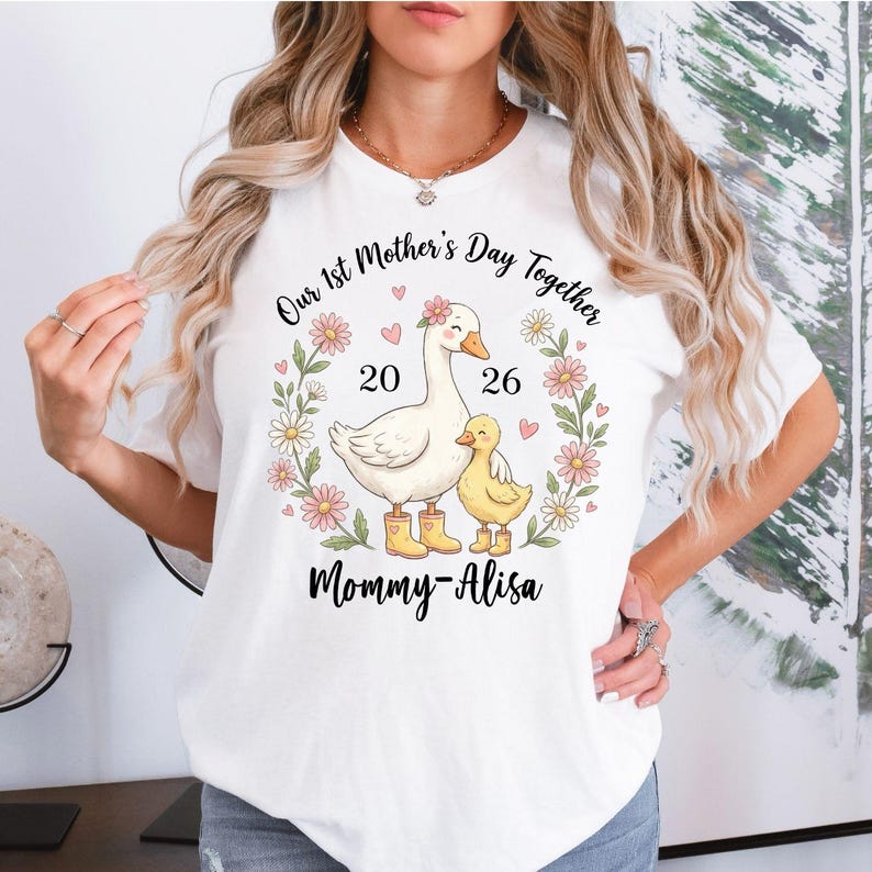 Tee Graphic Print - Mommy Matching Graphic T Shirt First