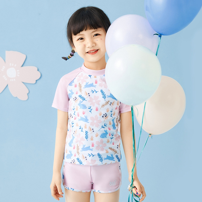 Swim Trunk Quick Dry - Girl Two Pieces WaterProof Sports Beach