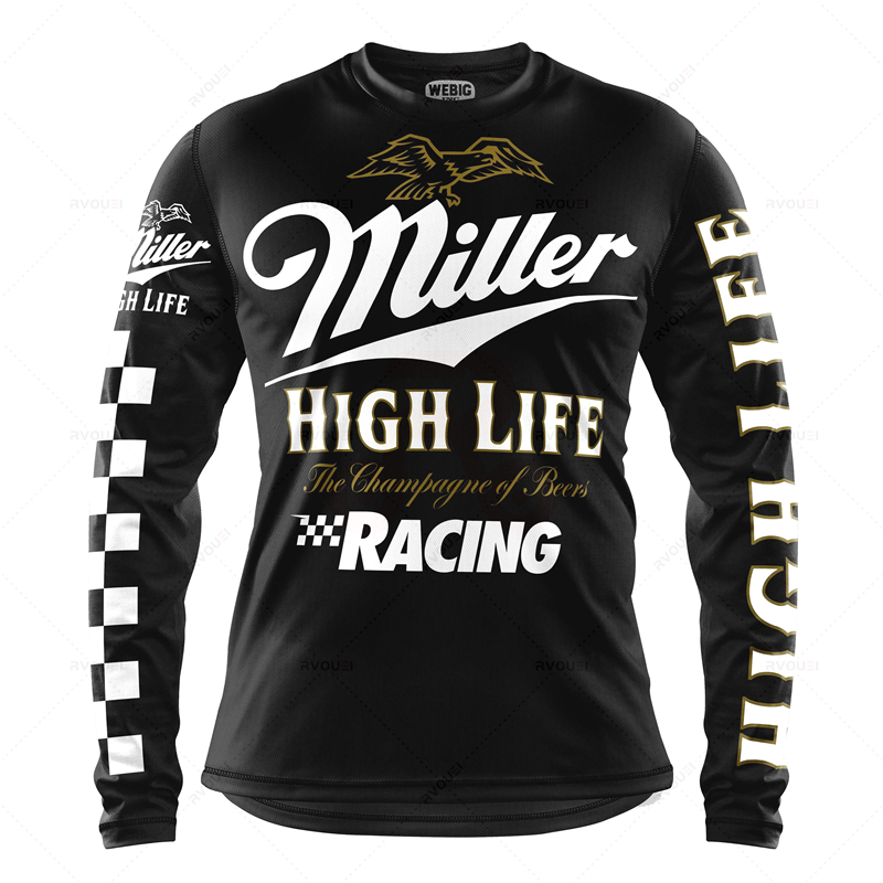 Shirt Camp Collar - 2023 Motorcycle Mountain Bike Jersey MTB