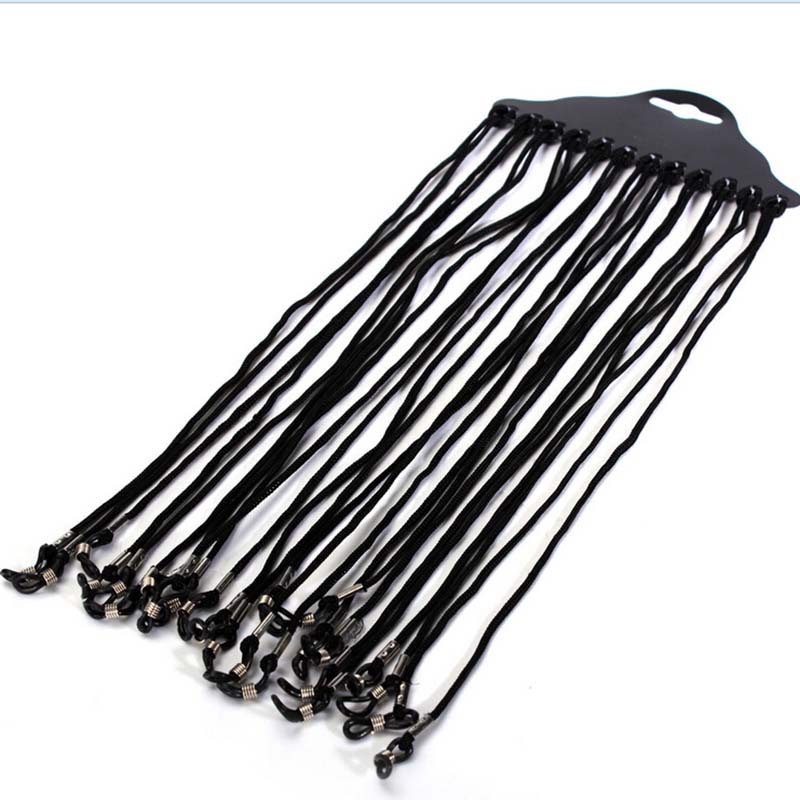 Hot Sale 12pcs/set Black Nylon - Sunglass Retainer Cord recension och pris