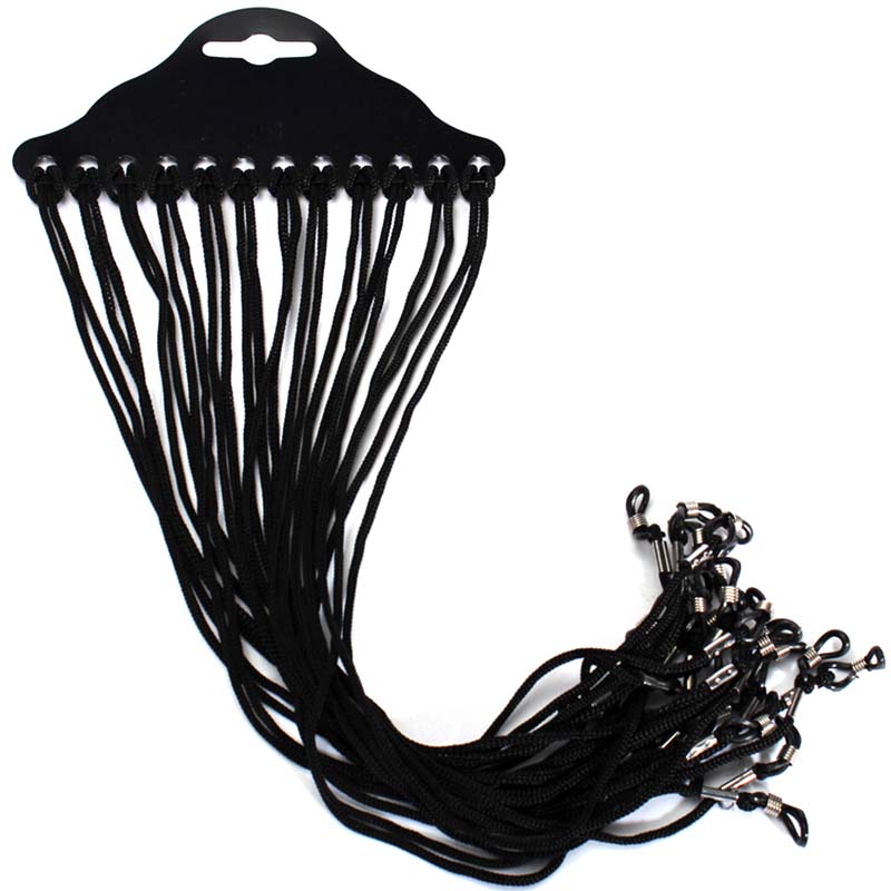 Hot Sale 12pcs/set Black Nylon - Sunglass Retainer Cord recension och pris