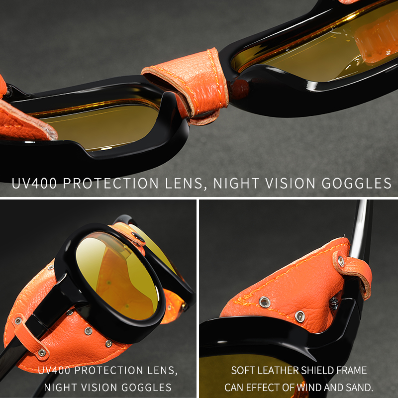 KDEAM Pilot Sunglasses Steampu - Sunglasses Aviator Polarized recension och pris