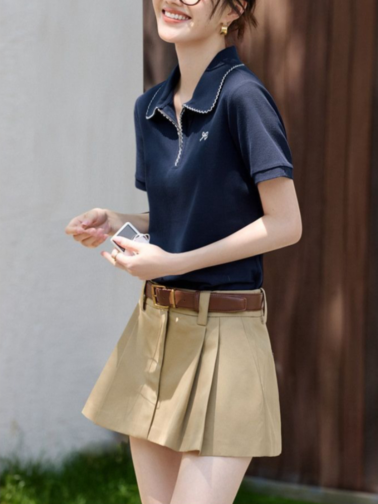 Women's Slim Fit Figure Flatte - Polo Shirt Pique recension och pris