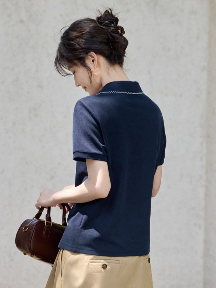 Women's Slim Fit Figure Flatte - Polo Shirt Pique recension och pris