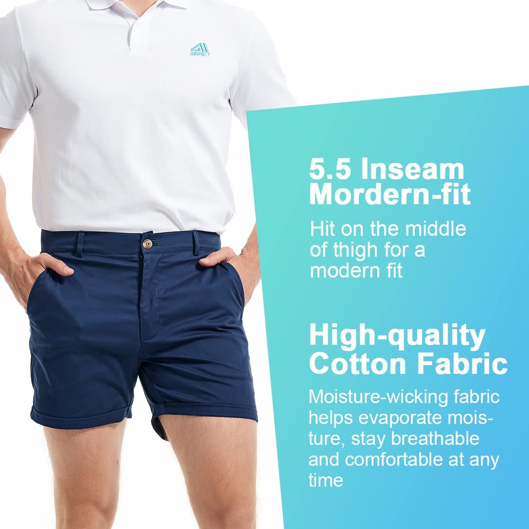 AIMPACT Men's Summer Slim-fit  - Shorts Chino Slim recension och pris
