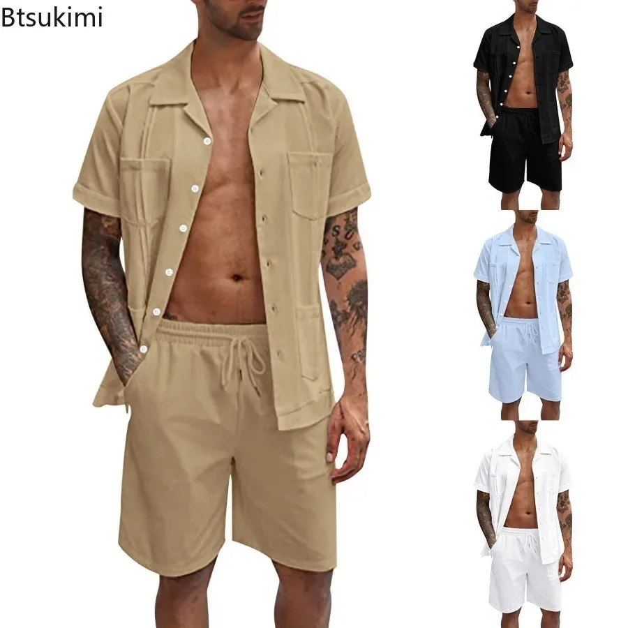 New Men's Summer Casual Sport  - Short Linen Drawstring recension och pris