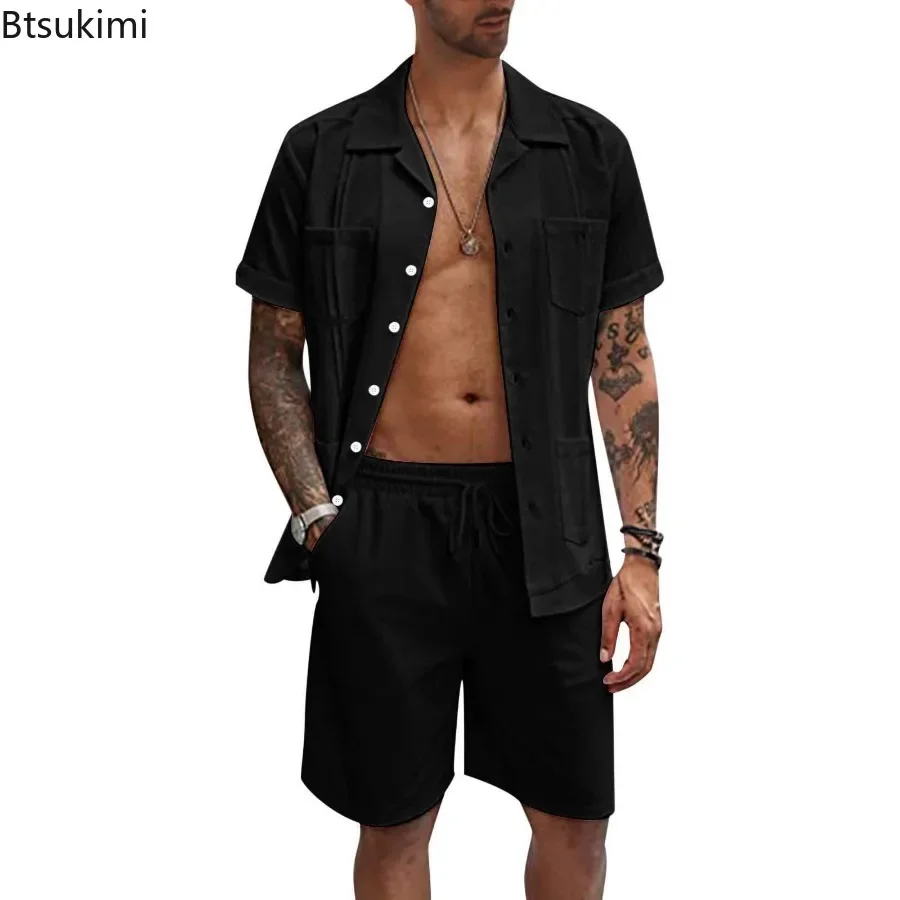 New Men's Summer Casual Sport  - Short Linen Drawstring recension och pris