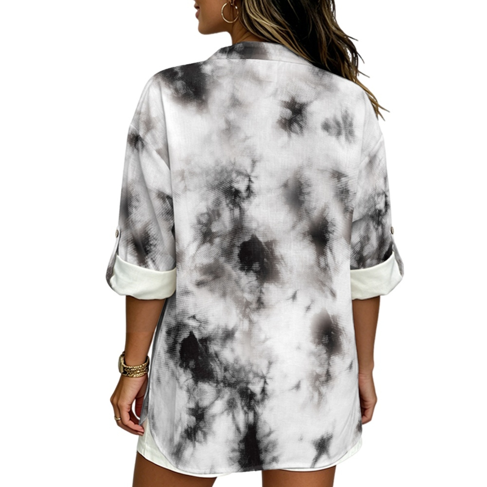 INSTANTARTS Women'S Linen V-Ne - Linen Shirt Breathable recension och pris