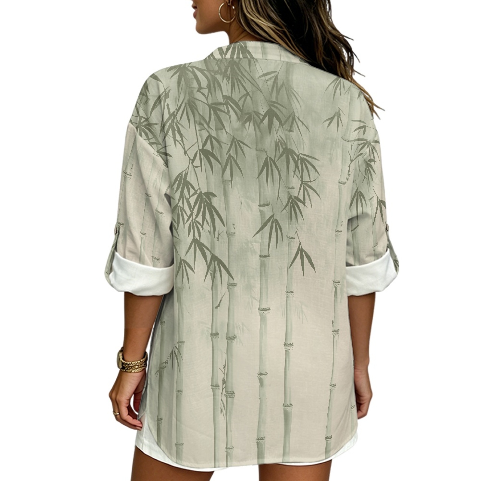 INSTANTARTS Women'S Linen V-Ne - Linen Shirt Breathable recension och pris