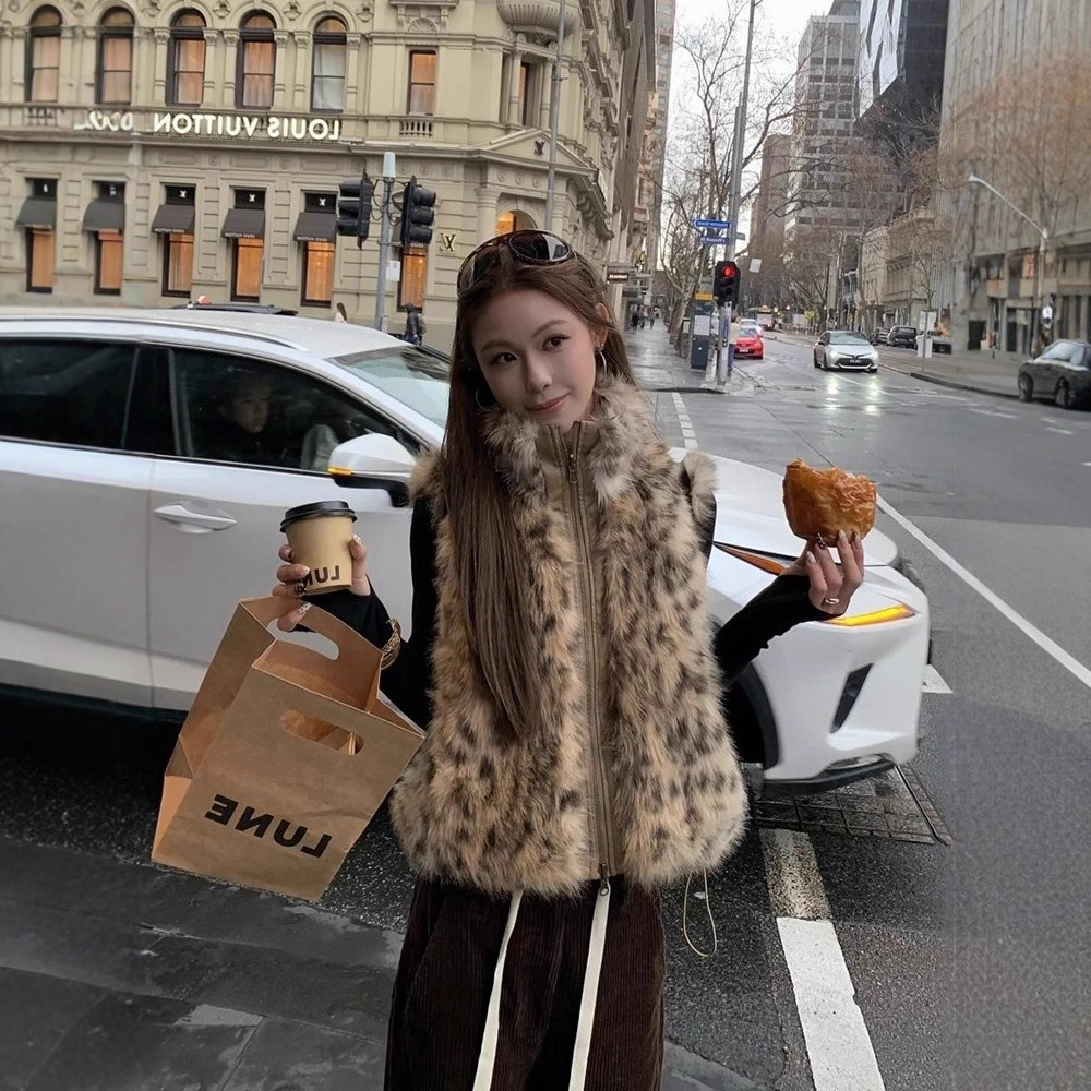 Women Faux Fur Vest Coats Shor - Short Linen Drawstring recension och pris