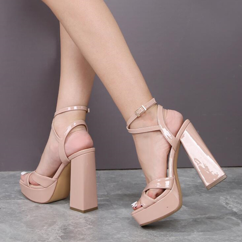 2025 NEW Summer Nightclub Wome - Casual Sandal Leather recension och pris