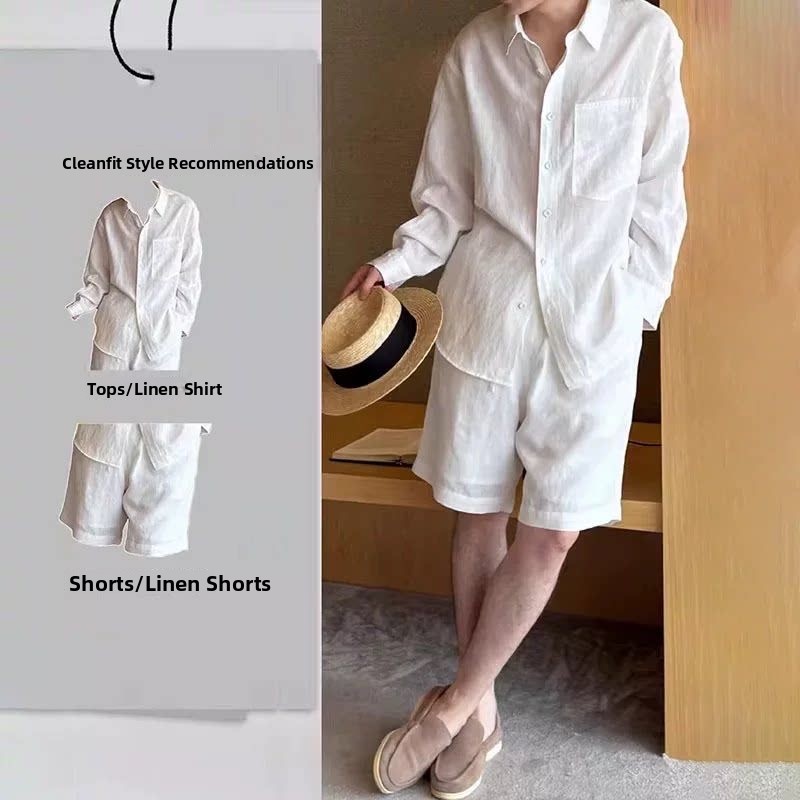 Lightweight Breathable Cotton  - Linen Shirt Breathable recension och pris
