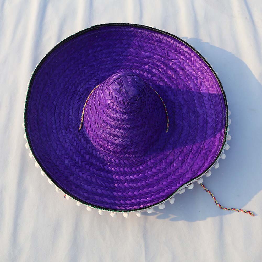 Summer Wide Brim Mexican Party - Bucket Hat Straw recension och pris