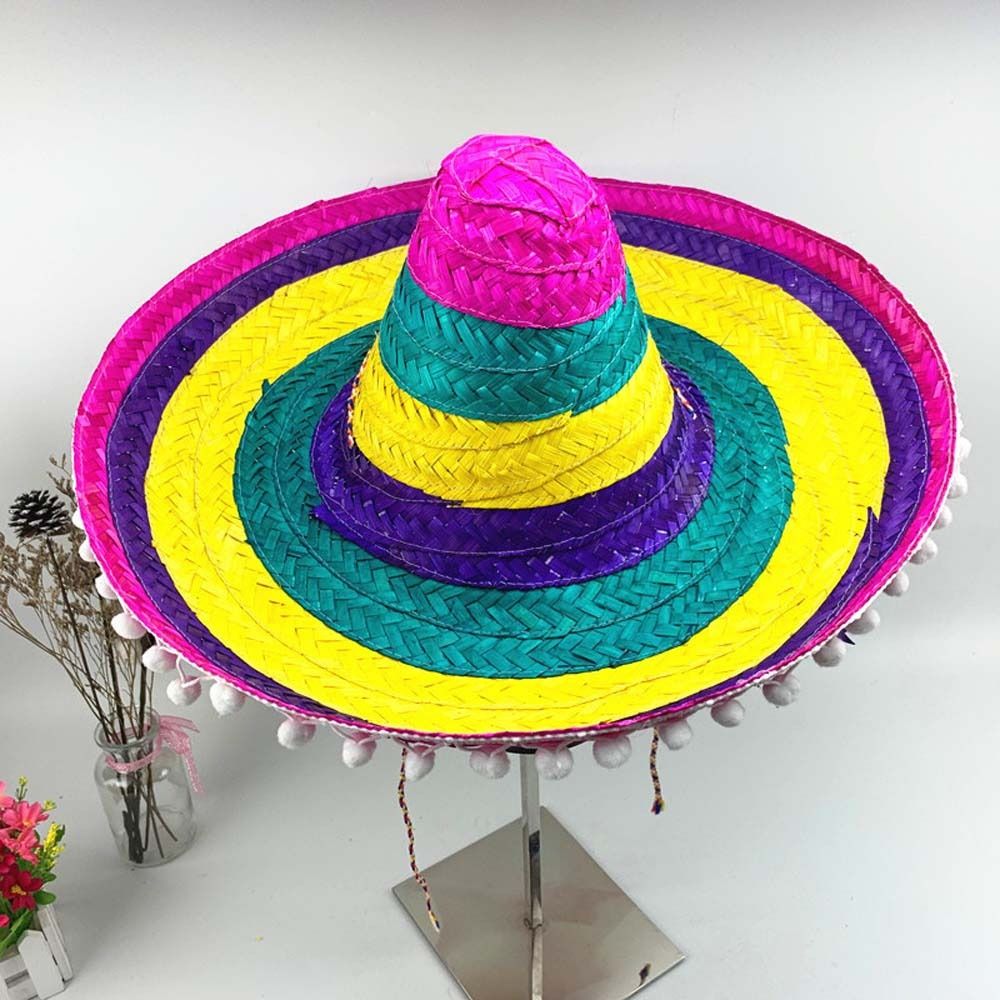 Summer Wide Brim Mexican Party - Bucket Hat Straw recension och pris