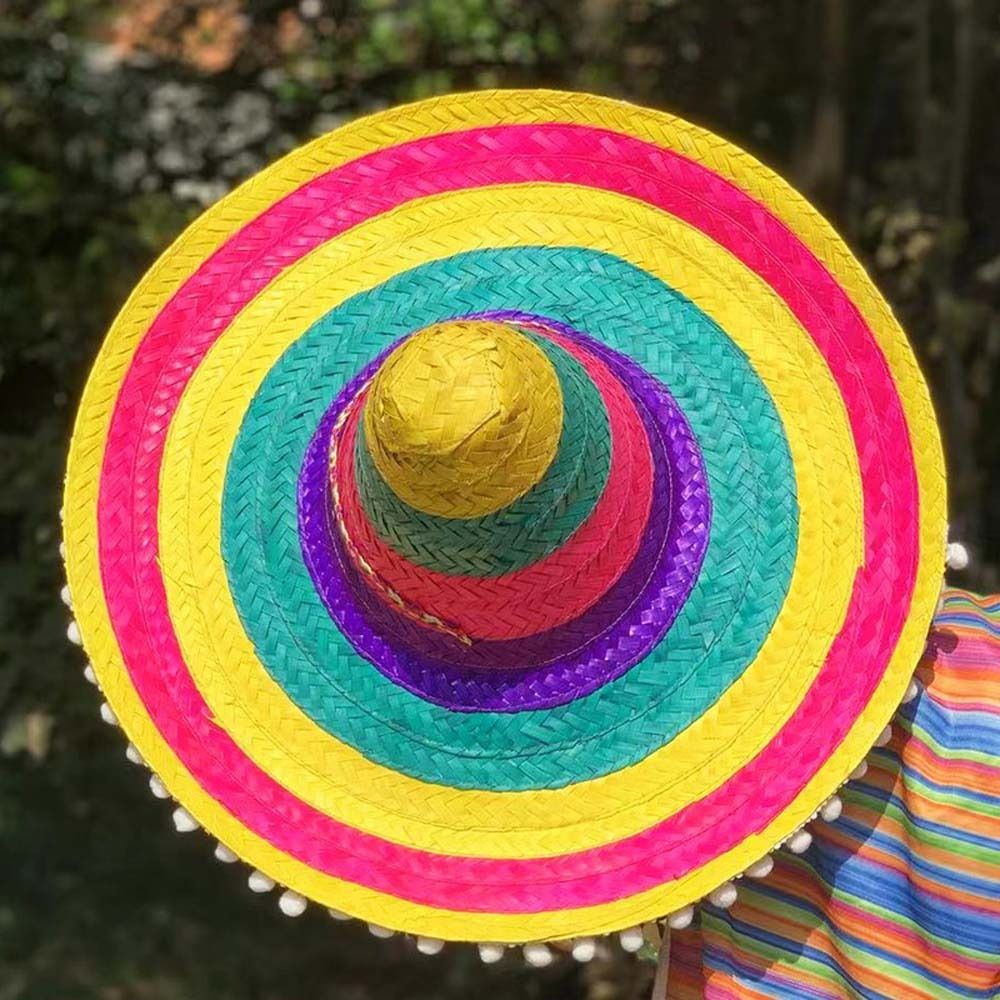 Summer Wide Brim Mexican Party - Bucket Hat Straw recension och pris