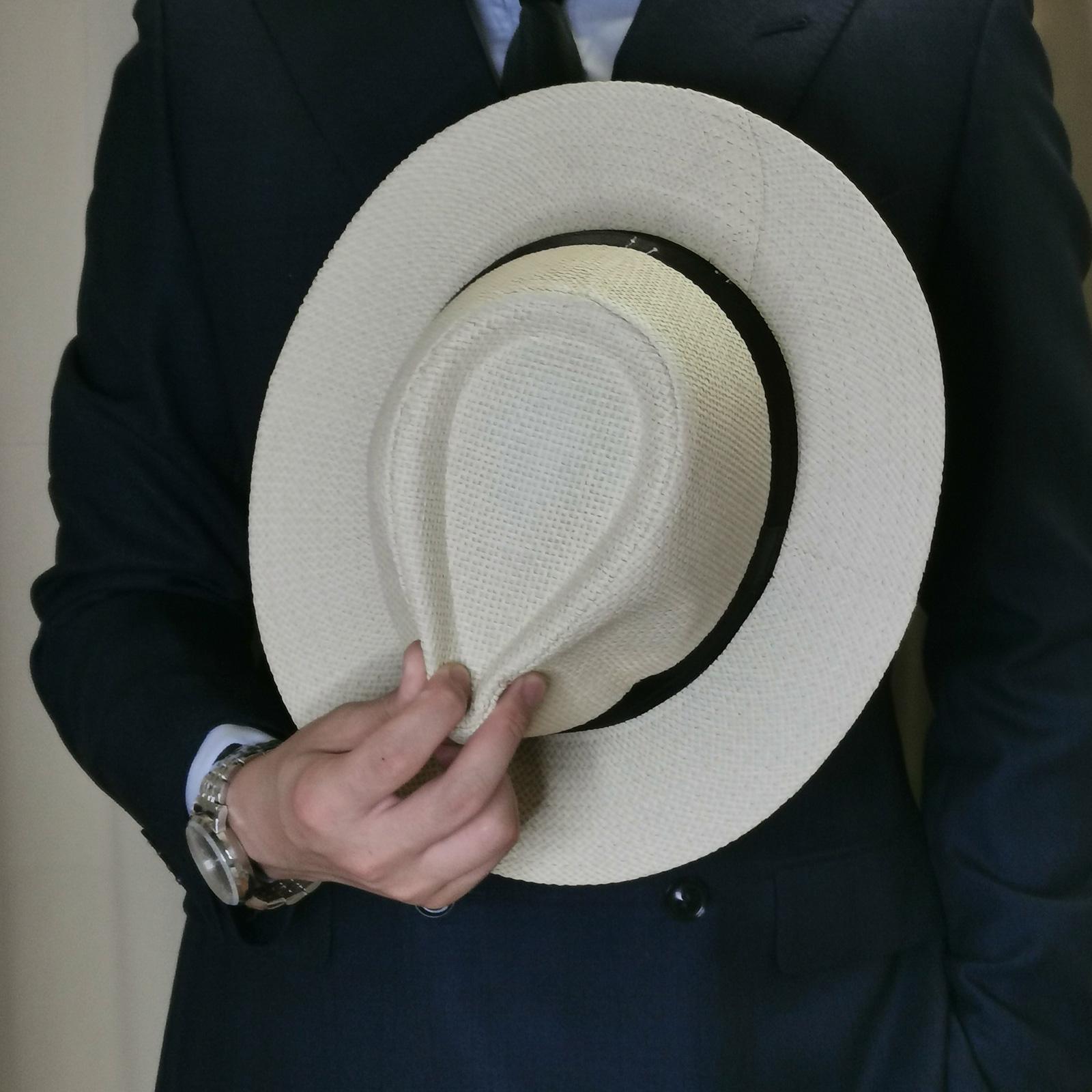 Men Summer Panama Straw Hat Na - Bucket Hat Straw recension och pris