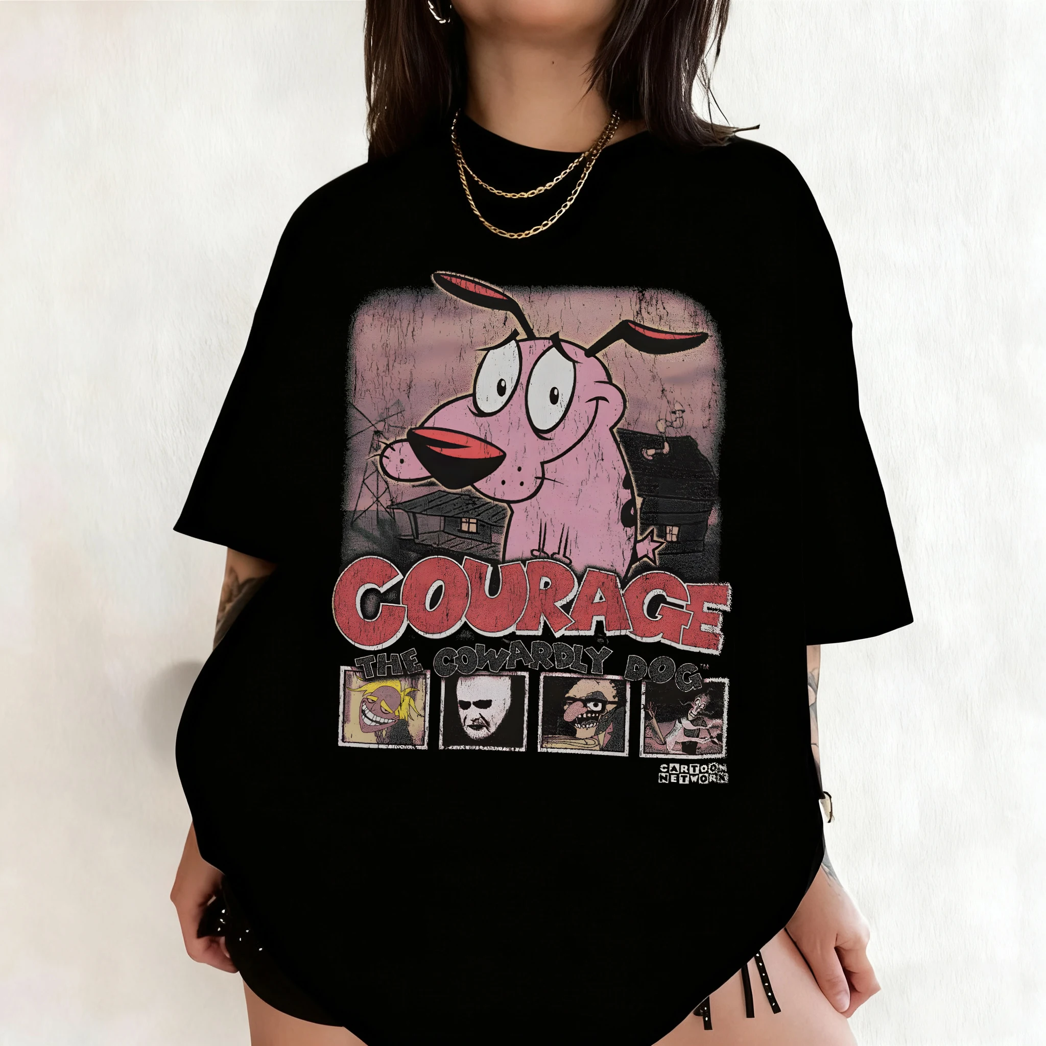 Summer Vintage Courage The Cow - Tee Graphic Print recension och pris