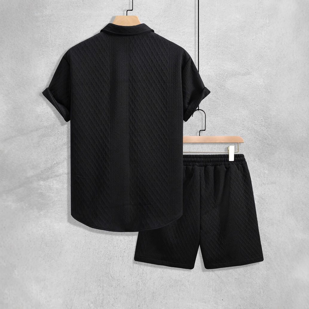 Summer New Men's Casual White  - Shirt Camp Collar recension och pris