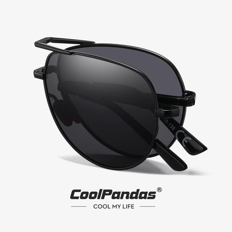 CoolPandas Fashion Folding Sun - Sunglasses Aviator Polarized recension och pris