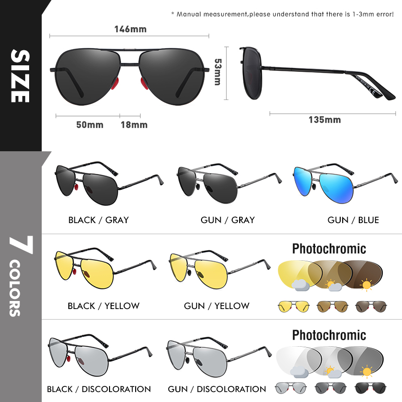 CoolPandas Fashion Folding Sun - Sunglasses Aviator Polarized recension och pris