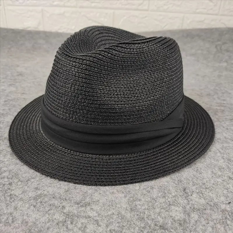 New Big Size Narrow Brim 4cm S - Bucket Hat Straw recension och pris