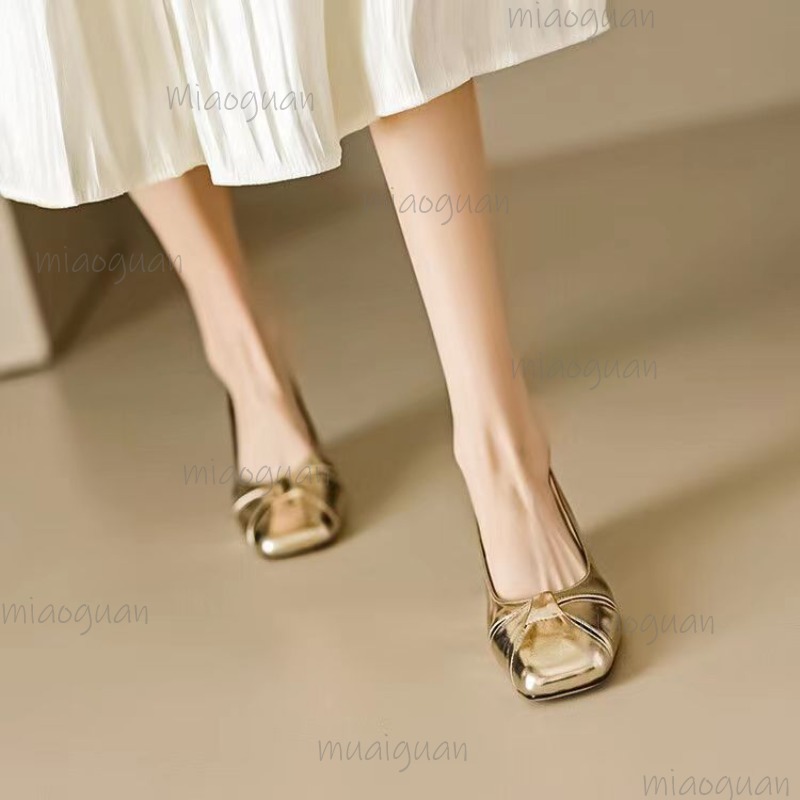 Cover Toe Low Heel Pumps Women - Casual Sandal Leather recension och pris