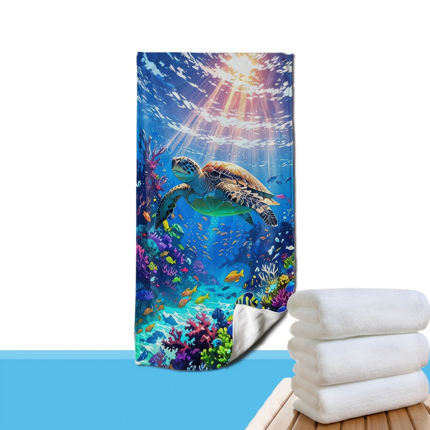 1pc Large Quick-Dry Beach Towe - Beach Towel Large recension och pris
