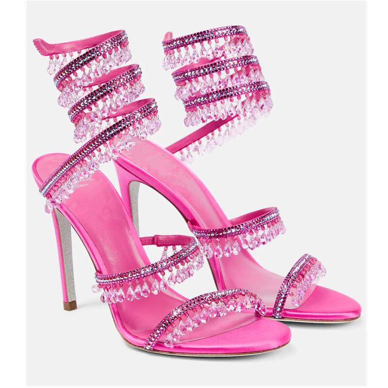 2026 Women's High Heels New Rh - Casual Sandal Leather recension och pris