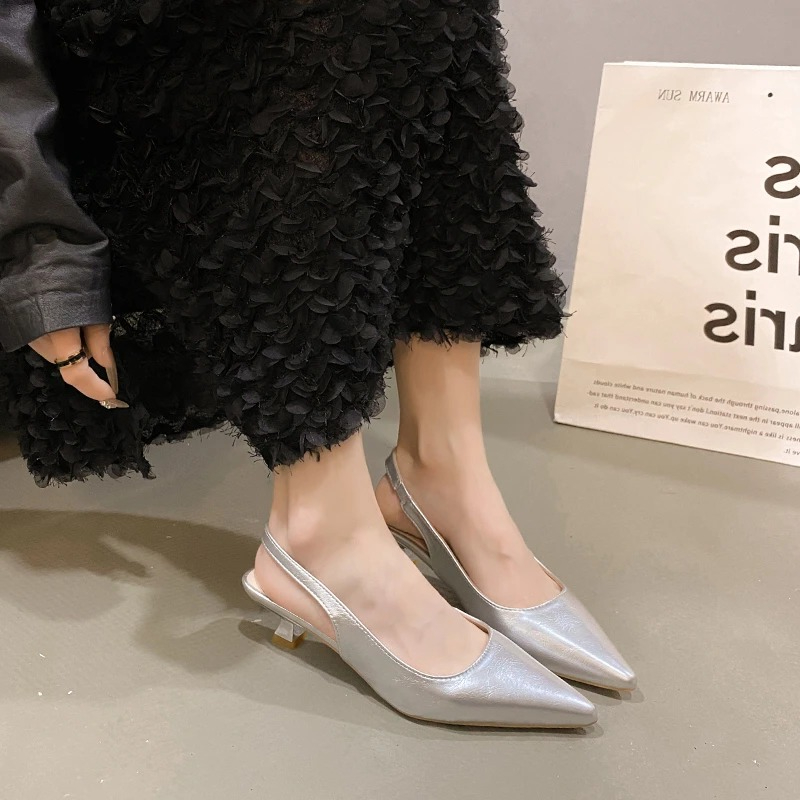 2025 Summer fashion pointed le - Casual Sandal Leather recension och pris