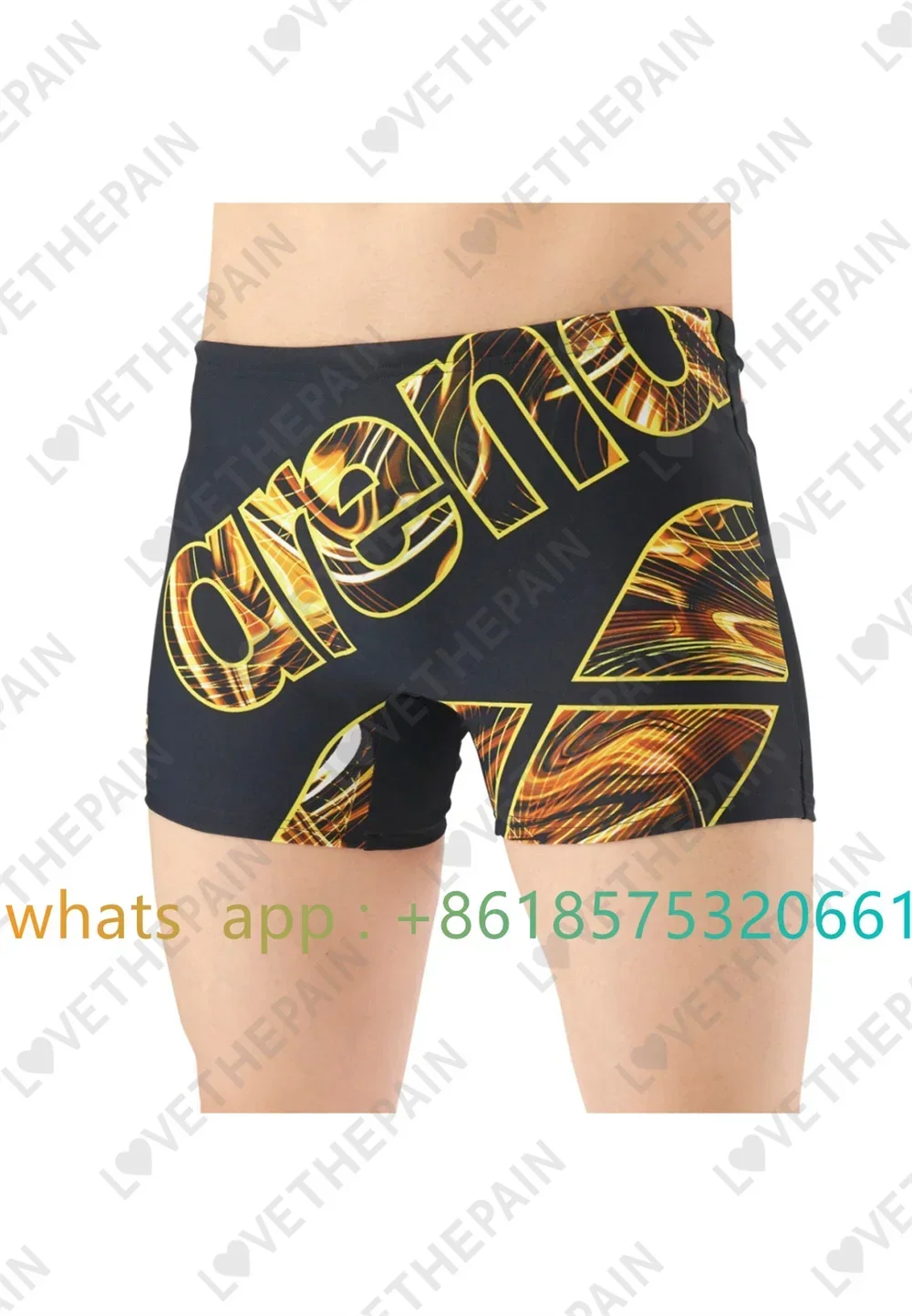 Men Jammer Training Swimwear T - Swim Trunk Quick Dry recension och pris