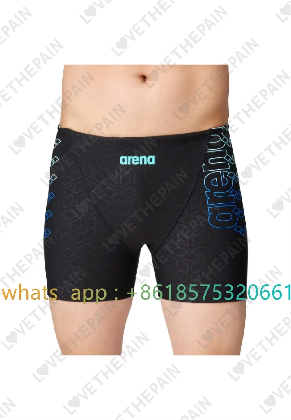 Men Jammer Training Swimwear T - Swim Trunk Quick Dry recension och pris