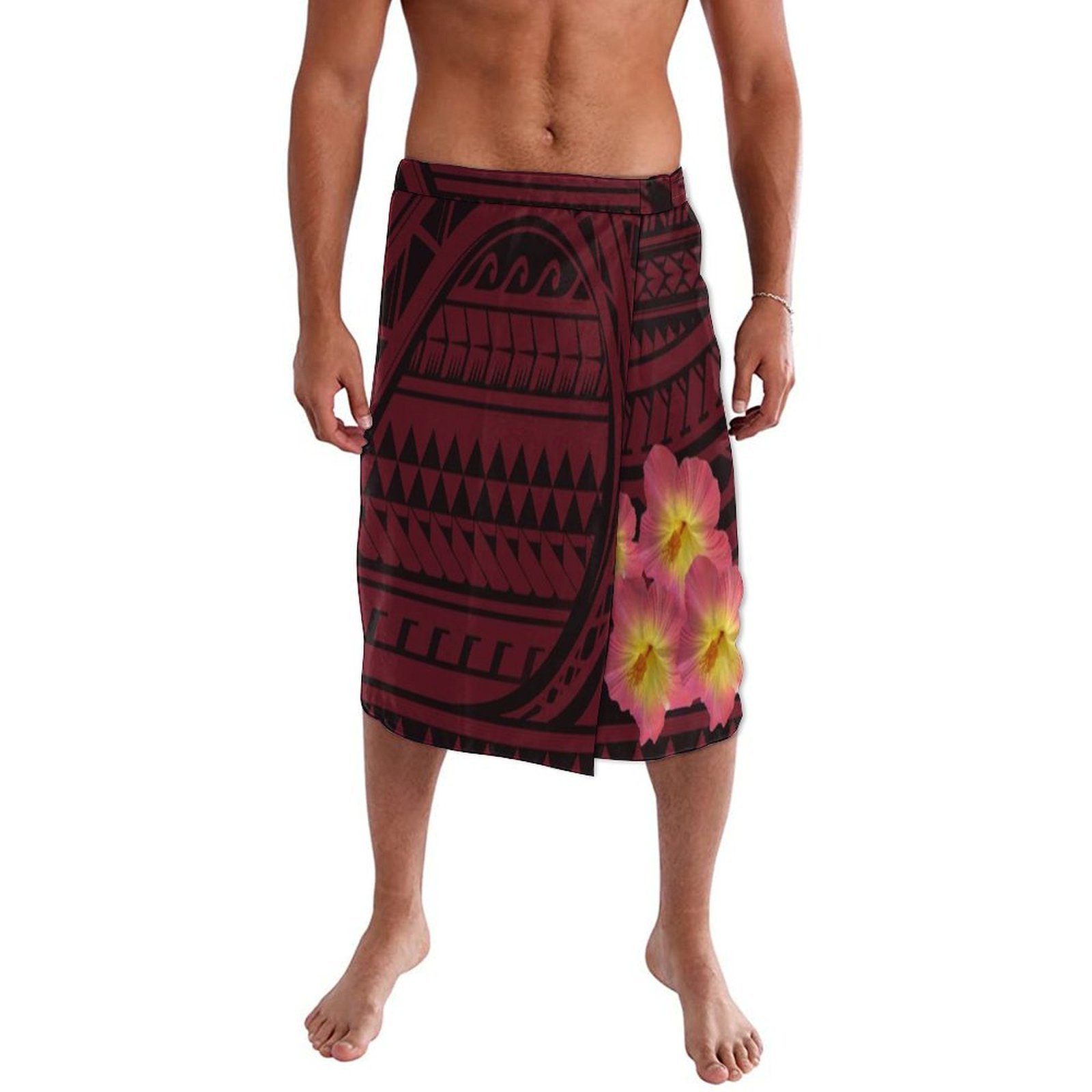 Polynesian Samoa Fiji Beach Wr - Sarong Men Wrap recension och pris