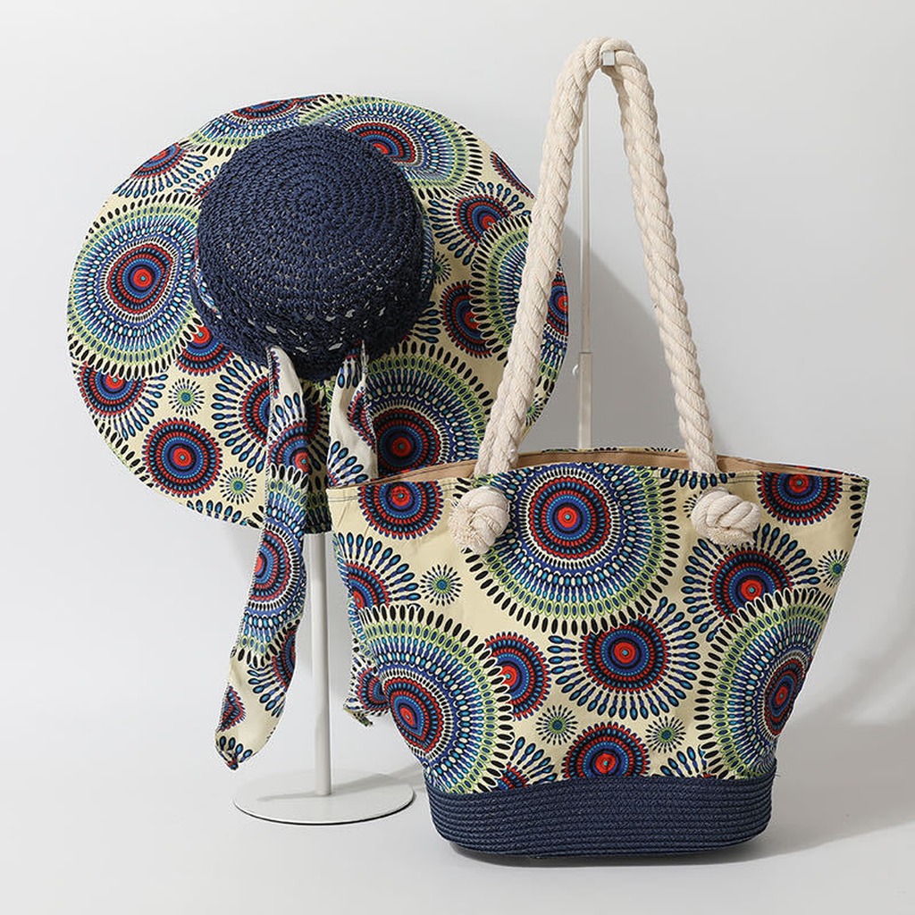 Boho Straw Sun Hat and Beach B - Bucket Hat Straw recension och pris