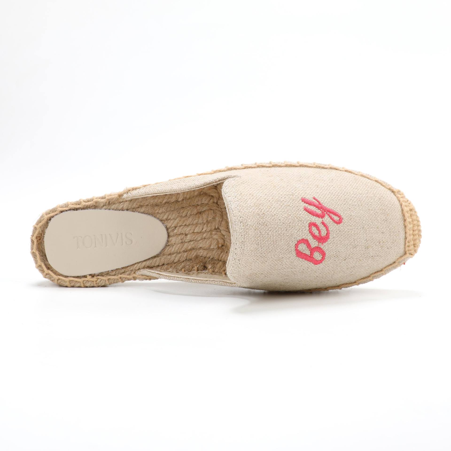 Women Floral Embroidered Espad - Espadrille Slip On recension och pris