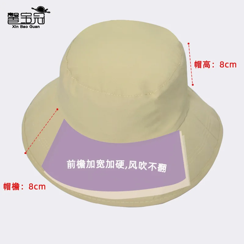 Wide Brim Waterproof Sun Bucke - Packable Hat Nylon recension och pris