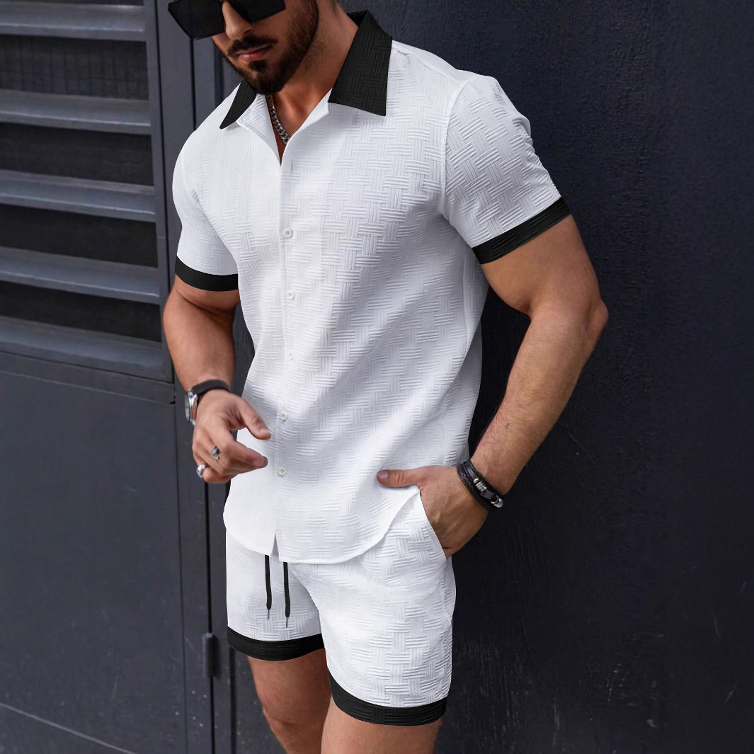 Matching Sets Trend Men Suit   - Short Linen Drawstring recension och pris