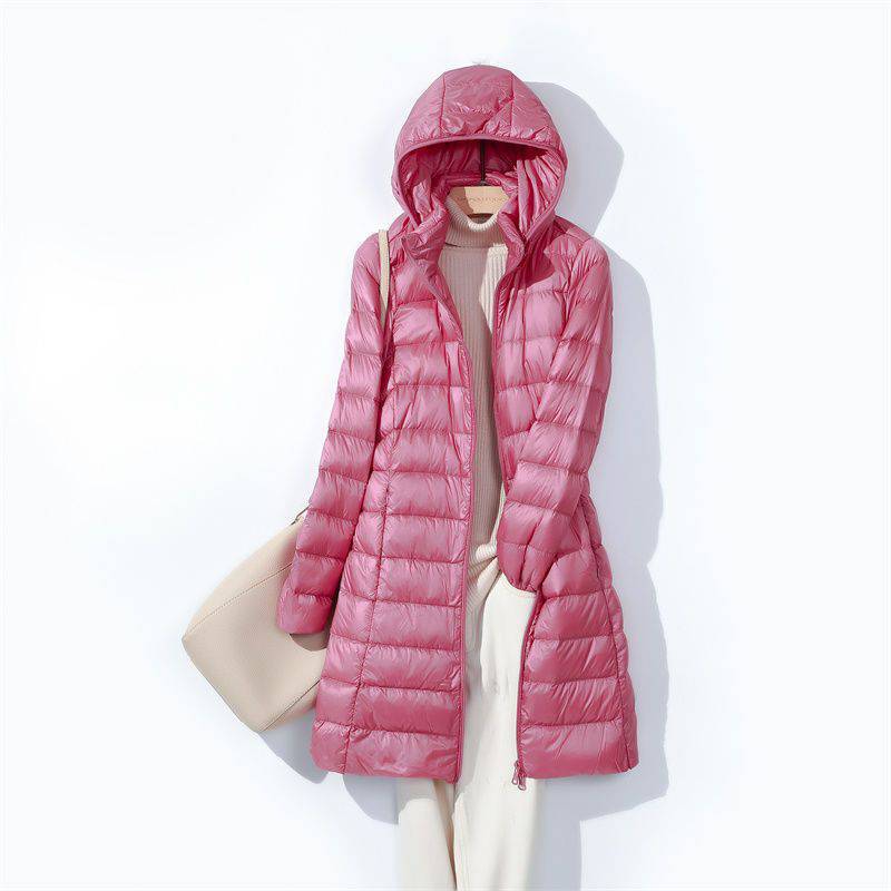 Women Long Puffer Jackets 2024 - Packable Hat Nylon recension och pris